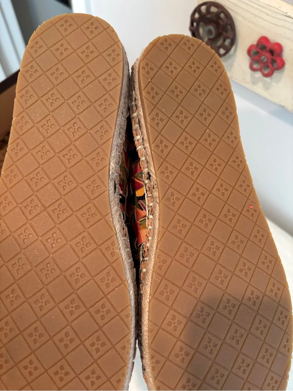 Woven Multicolor Slip-On Loafers - Size 9/39